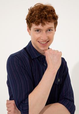 Erkek Mavi Jean Gömlek - 50246615005