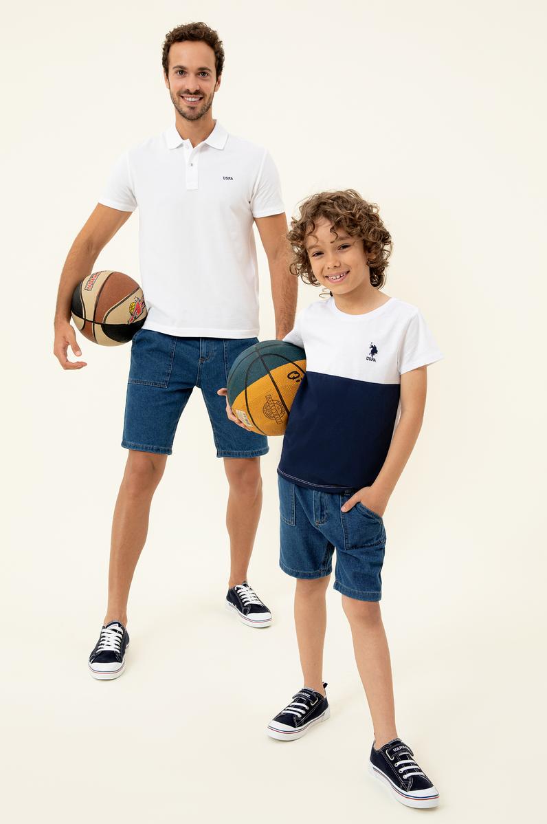 Erkek Beyaz Basic Tişört