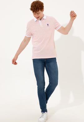 Erkek Turuncu Polo Yaka Tişört - 50248613023