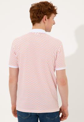 Erkek Turuncu Polo Yaka Tişört - 50248613023
