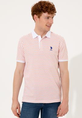 Erkek Turuncu Polo Yaka Tişört - 50248613023