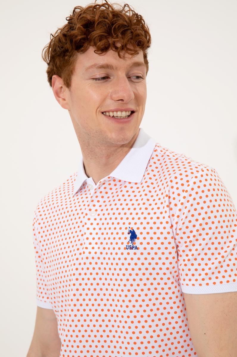 Erkek Turuncu Polo Yaka Tişört