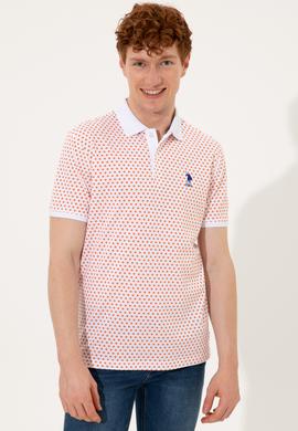 Erkek Turuncu Polo Yaka Tişört - 50248613023