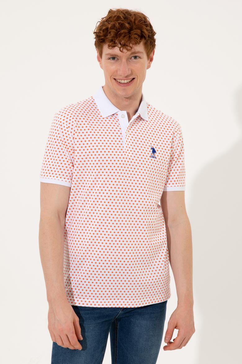 Erkek Turuncu Polo Yaka Tişört