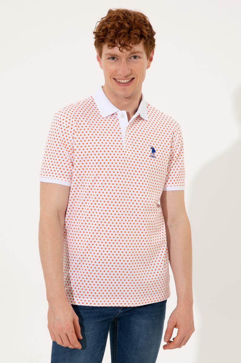 Erkek Turuncu Polo Yaka Tişört