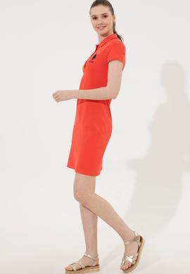 Kadın Kırmızı Örme Elbise - 50248992116