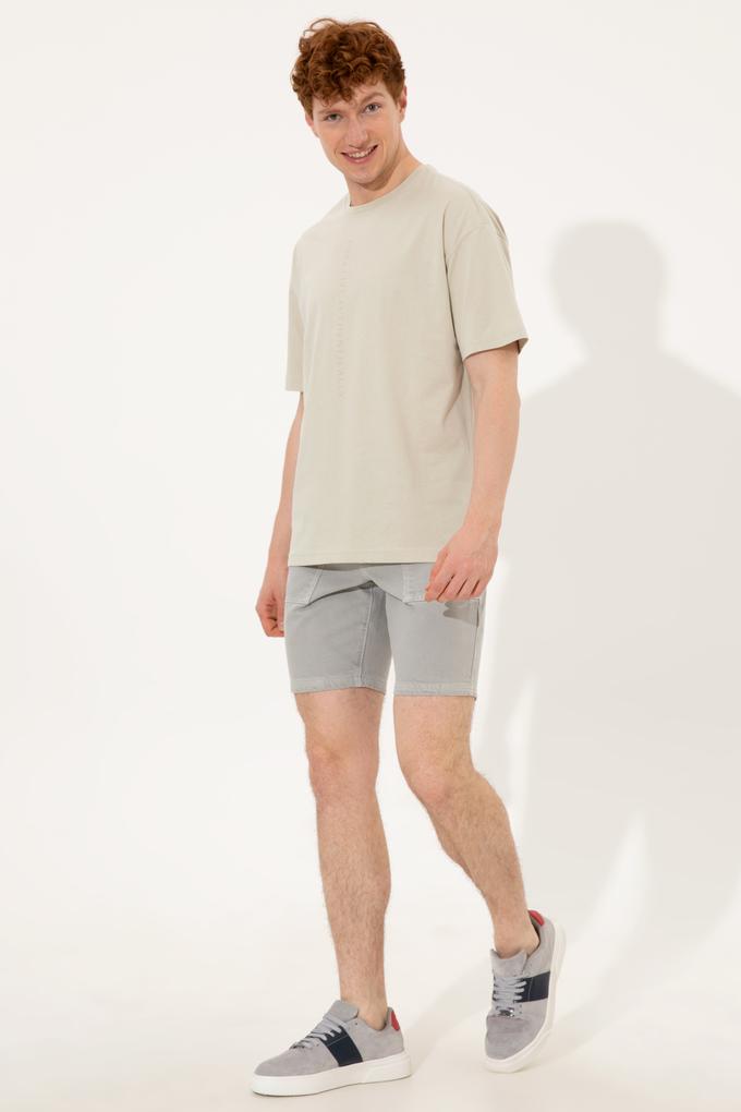 Erkek Çok Renkli Jean Şort