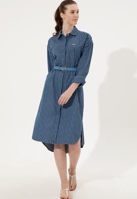 Kadın Mavi Jean Elbise - 50247526007