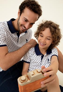 Erkek Çocuk Beyaz Polo Yaka Tişört - 50248942011