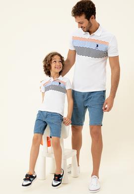 Erkek Çocuk Açık Mavi Jean Şort - 50254444003