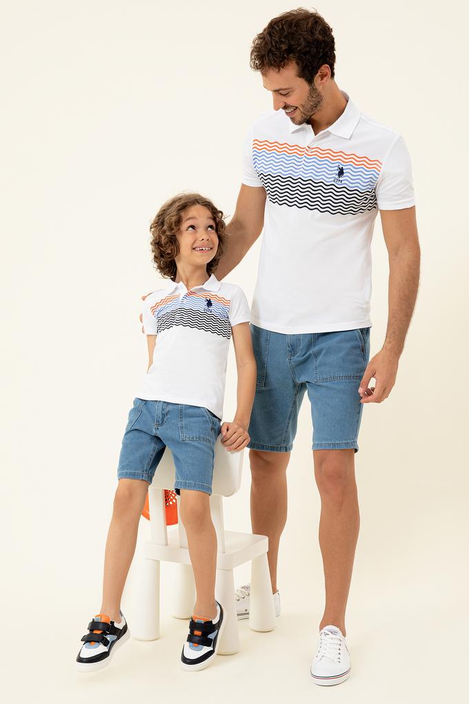 Erkek Çocuk Açık Mavi Jean Şort