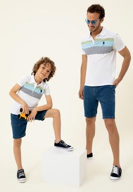 Erkek Çocuk Yeşil Polo Yaka Tişört - 50250304003