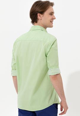 Erkek Yeşil Uzun Kollu Gömlek - 50247123013