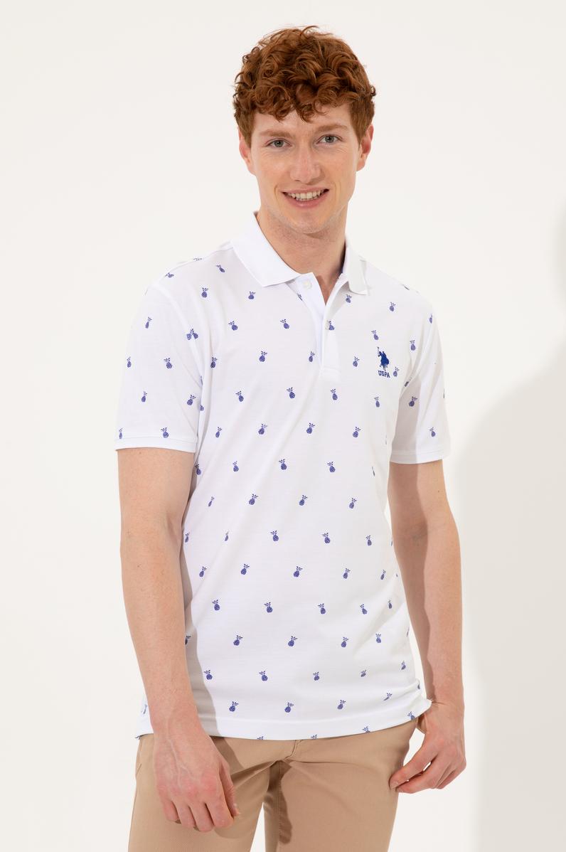 Erkek Beyaz Polo Yaka Tişört