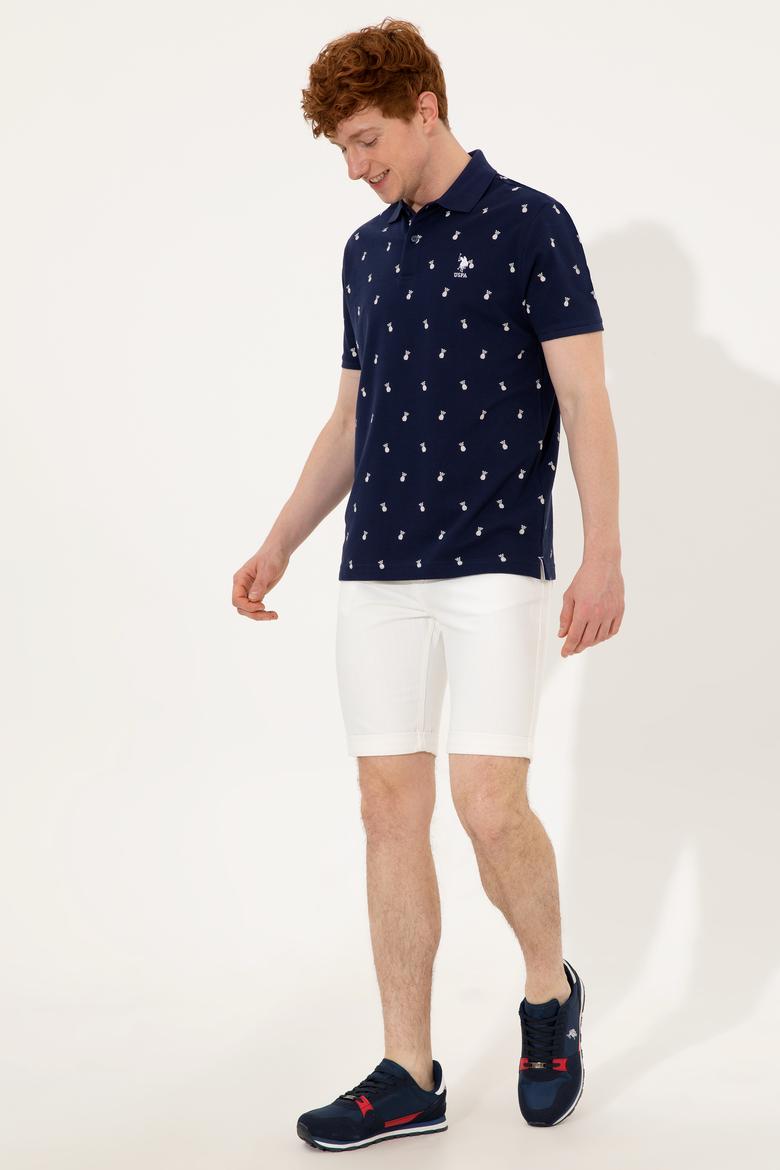 Erkek Lacivert Polo Yaka Tişört - 50249186033