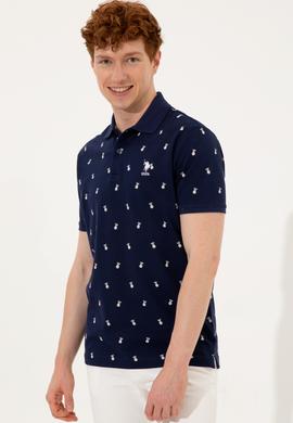 Erkek Lacivert Polo Yaka Tişört - 50249186033