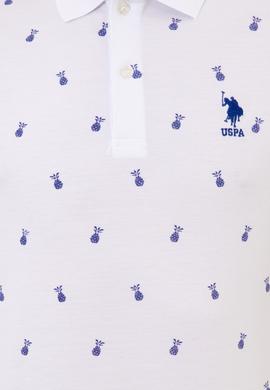 Erkek Beyaz Polo Yaka Tişört - 50249186008