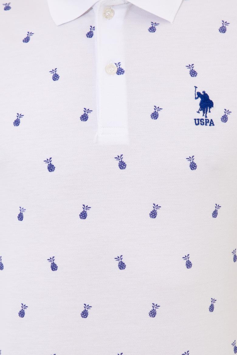 Erkek Beyaz Polo Yaka Tişört - 50249186008