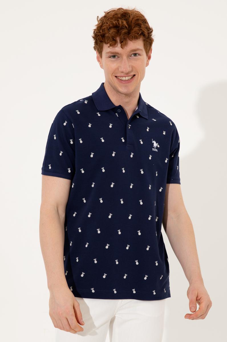 Erkek Lacivert Polo Yaka Tişört