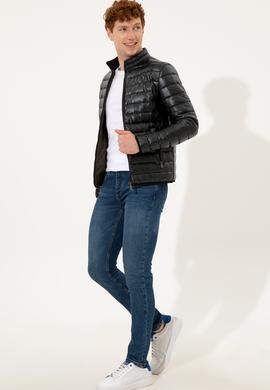 Erkek Haki Deri Mont Kaban - 50255944021