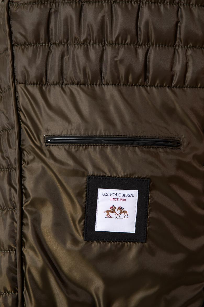 Erkek Haki Deri Mont Kaban - 50255944021