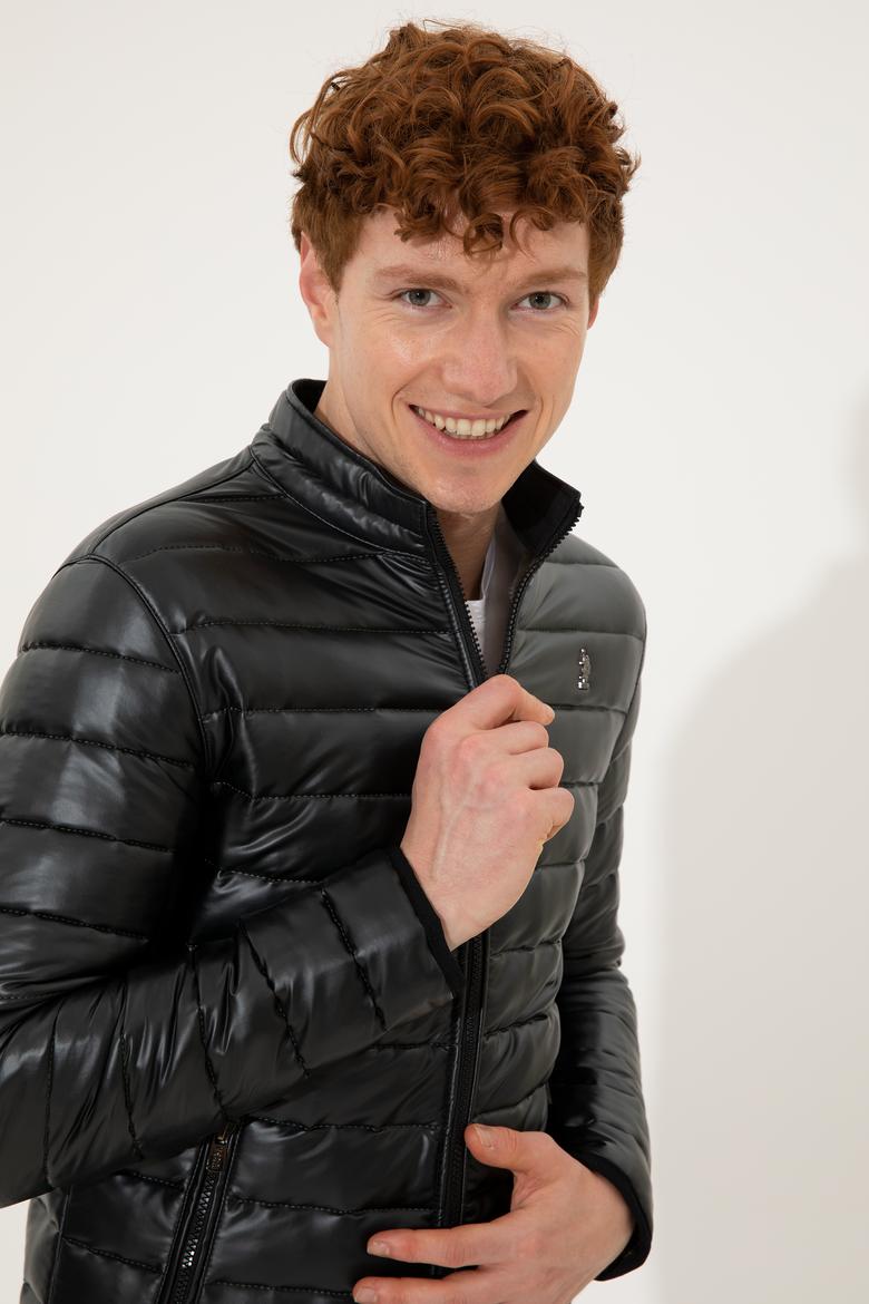 Erkek Haki Deri Mont Kaban - 50255944021