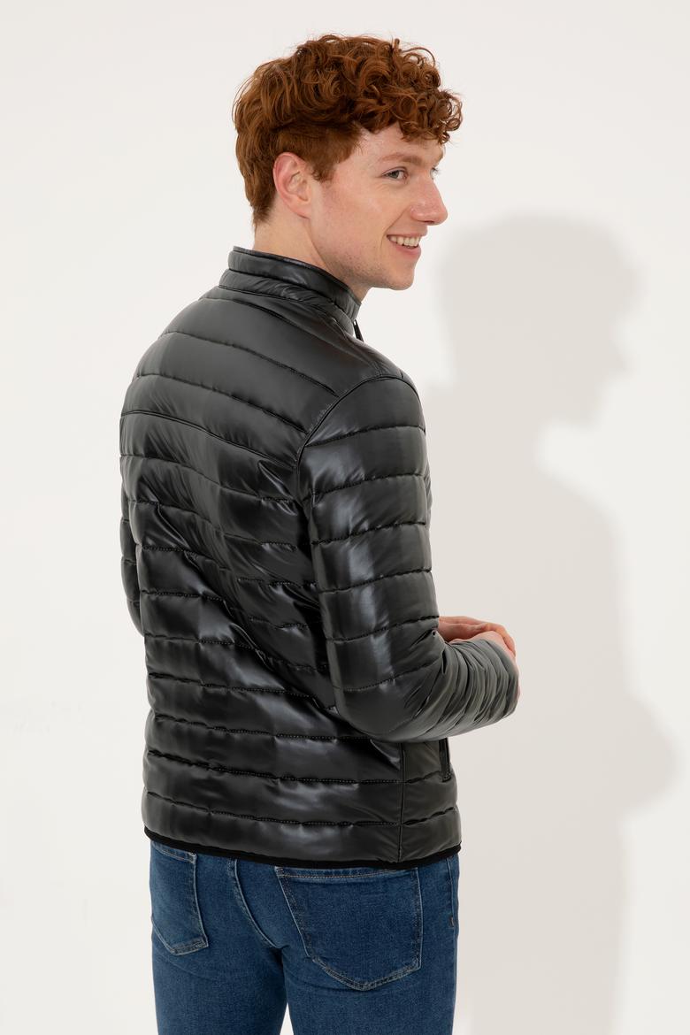 Erkek Haki Deri Mont Kaban - 50255944021