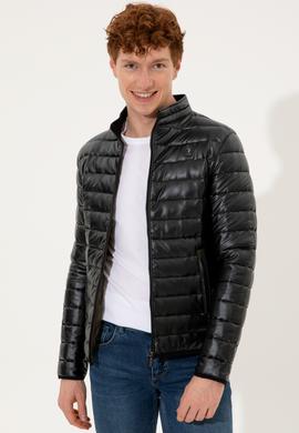 Erkek Haki Deri Mont Kaban - 50255944021