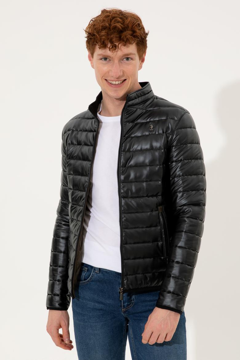 Erkek Haki Deri Mont Kaban - 50255944021