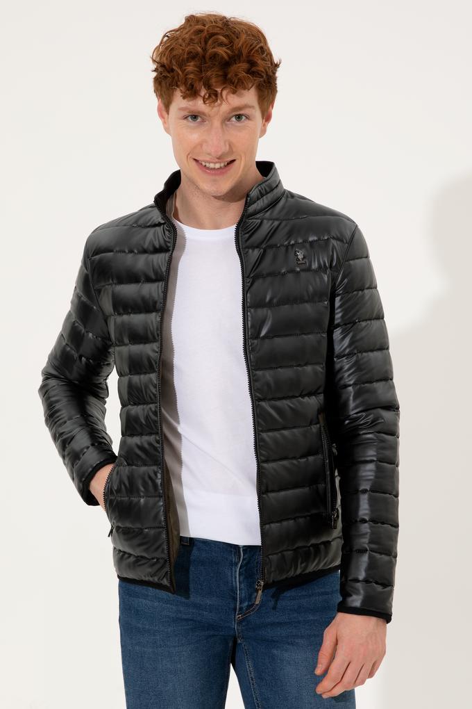 Erkek Haki Deri Mont Kaban