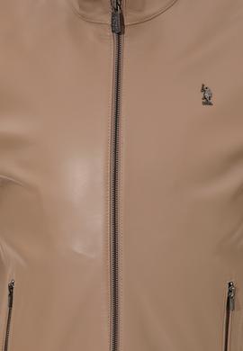 Erkek Vizon Deri Ceket - 50260406005