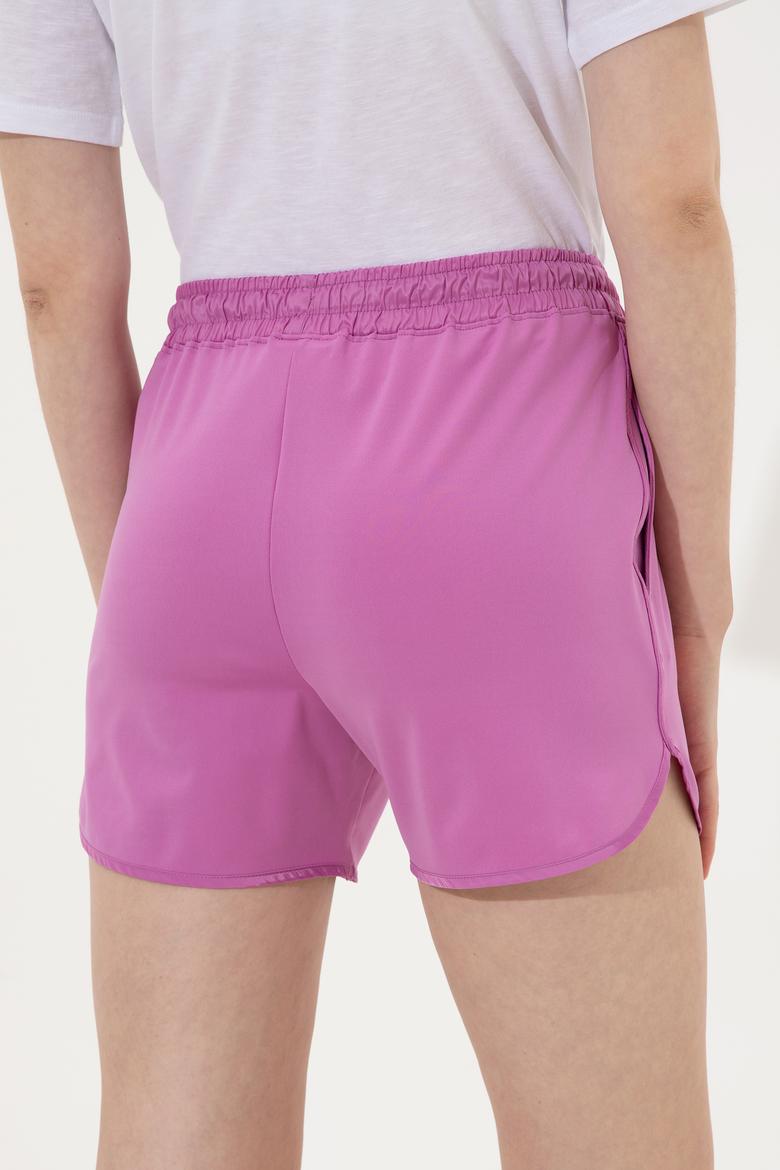 Kadın Menekşe Örme Şort - 50248559004