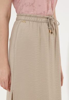 Kadın Haki Dokuma Etek - 50249296014
