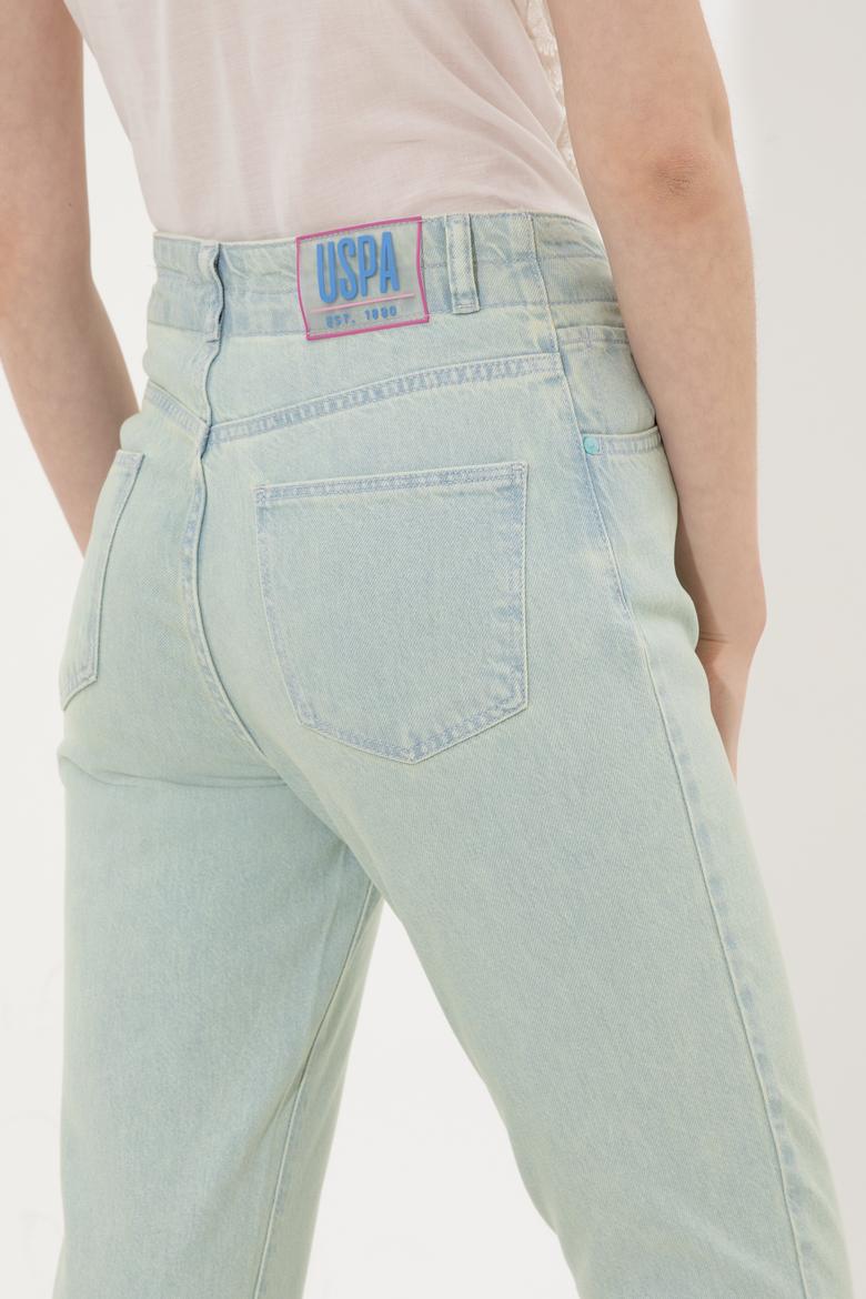 Kadın Turkuaz Jean Pantolon - 50246475007