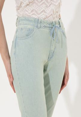 Kadın Turkuaz Jean Pantolon - 50246475007