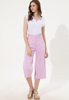 Kadın Beyaz V Yaka Kolsuz Tişört - 50248579005