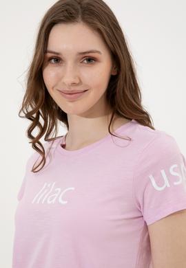 Kadın Manolya Bisiklet Yaka Tişört - 50248142052