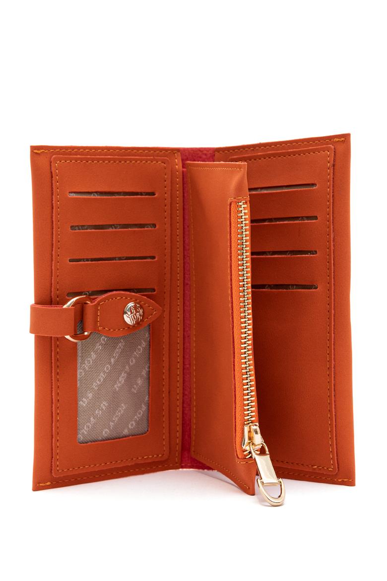 Kadın Turuncu Cüzdan - 50250204006