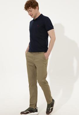 Erkek Koyu Haki Kanvas Pantolon - 50246104019
