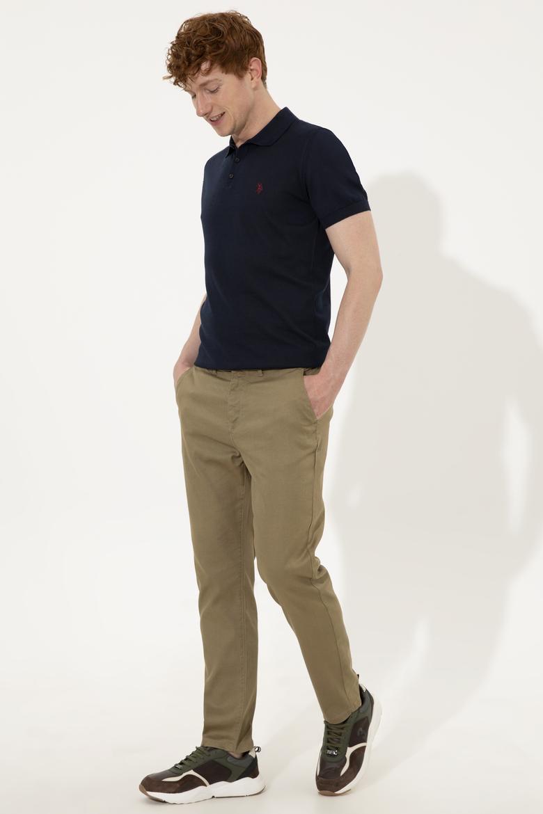 Erkek Koyu Haki Kanvas Pantolon - 50246104019