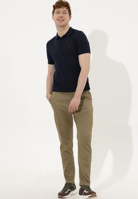 Erkek Koyu Haki Kanvas Pantolon - 50246104019