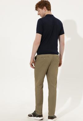Erkek Koyu Haki Kanvas Pantolon - 50246104019
