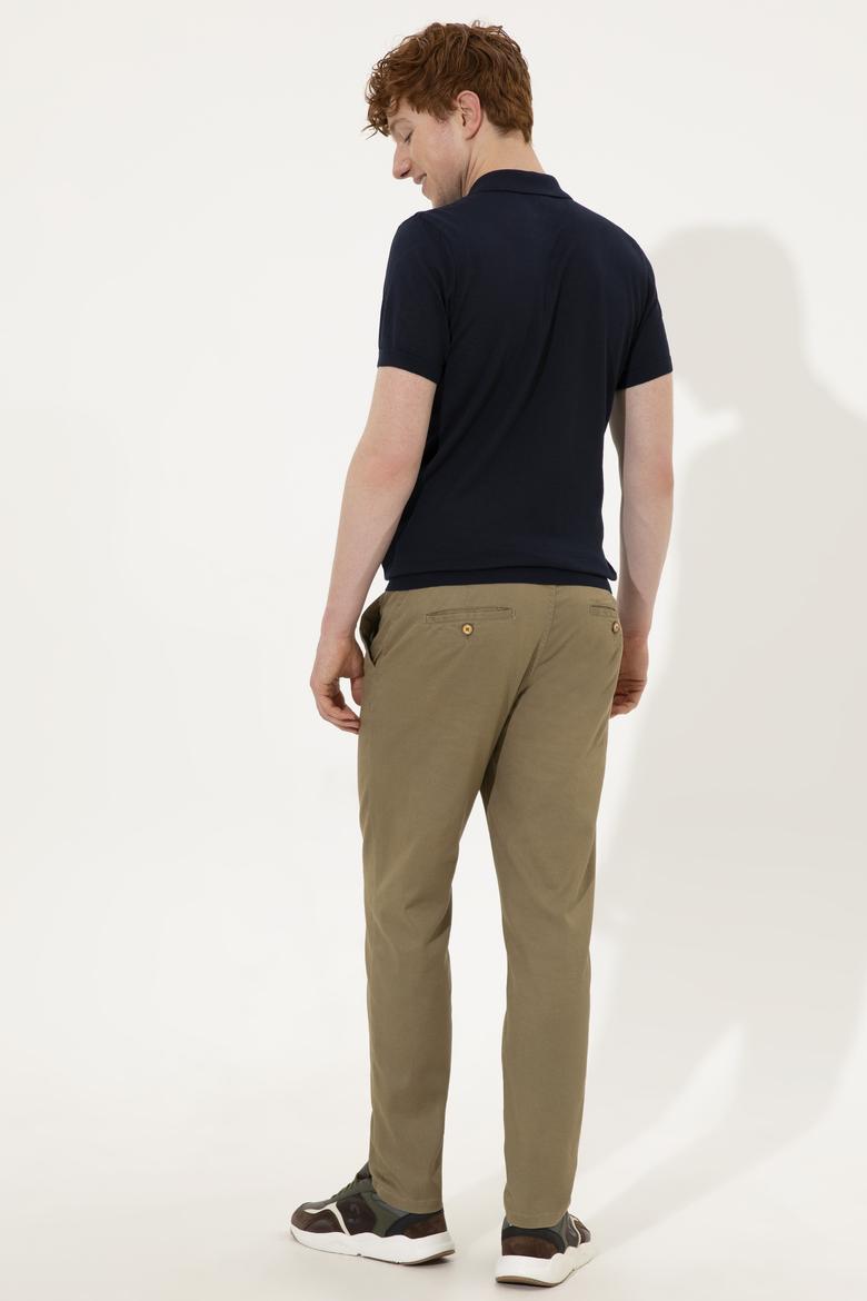 Erkek Koyu Haki Kanvas Pantolon - 50246104019