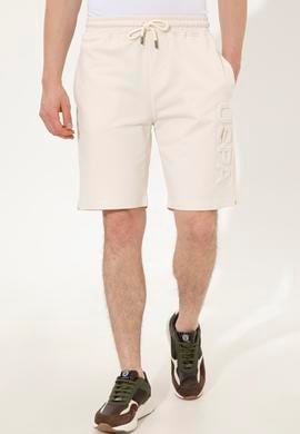 Erkek Krem Örme Şort - 50246596042