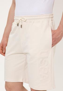 Erkek Krem Örme Şort - 50246596042