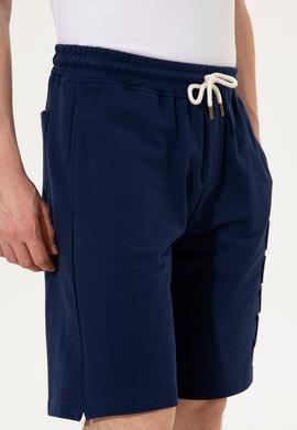 Erkek Lacivert Örme Şort - 50246596007