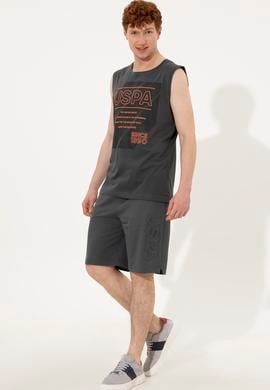 Erkek Antrasit Örme Şort - 50246596016