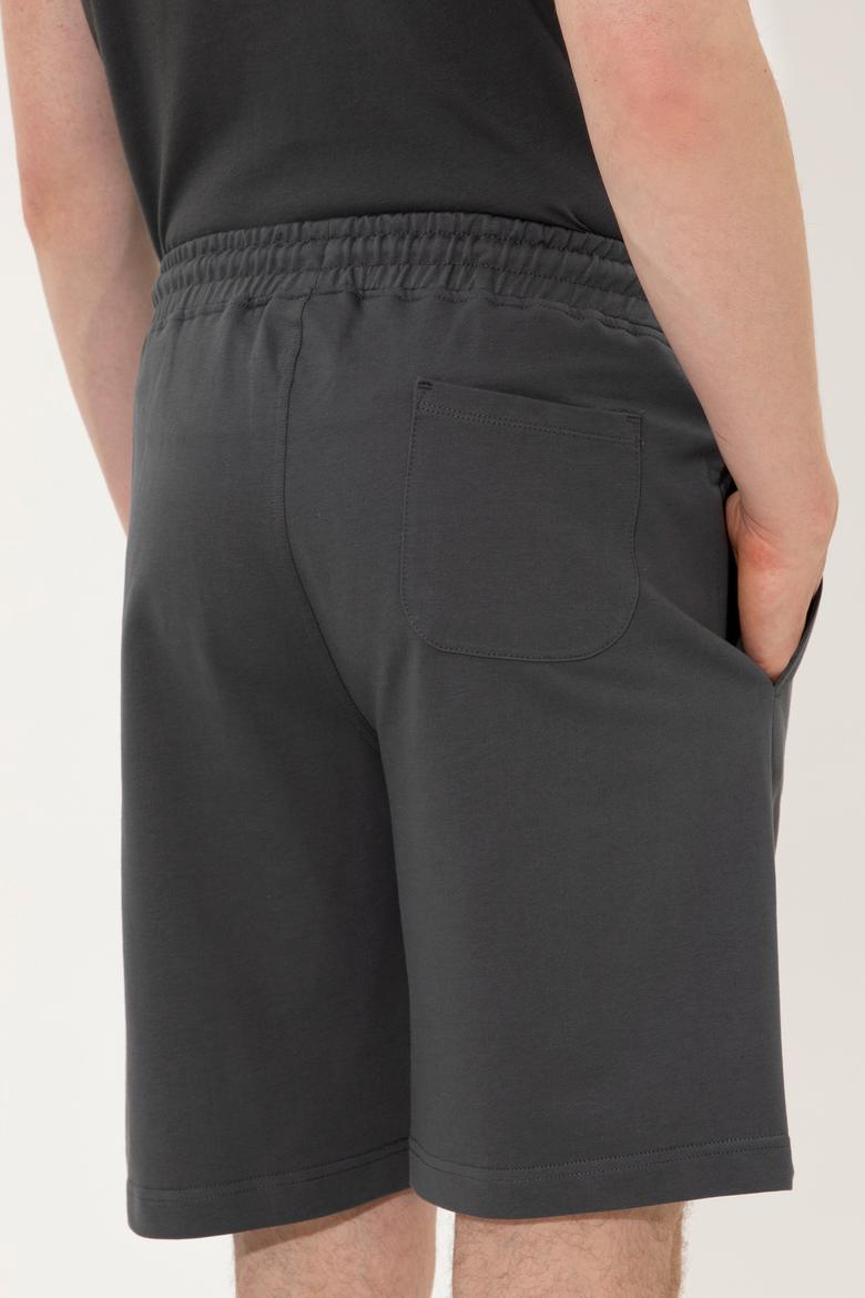 Erkek Antrasit Örme Şort - 50246596016