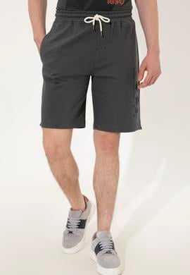 Erkek Antrasit Örme Şort - 50246596016