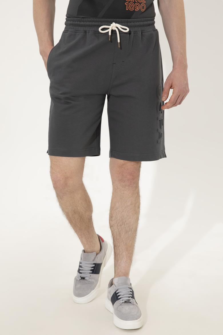 Erkek Antrasit Örme Şort - 50246596016
